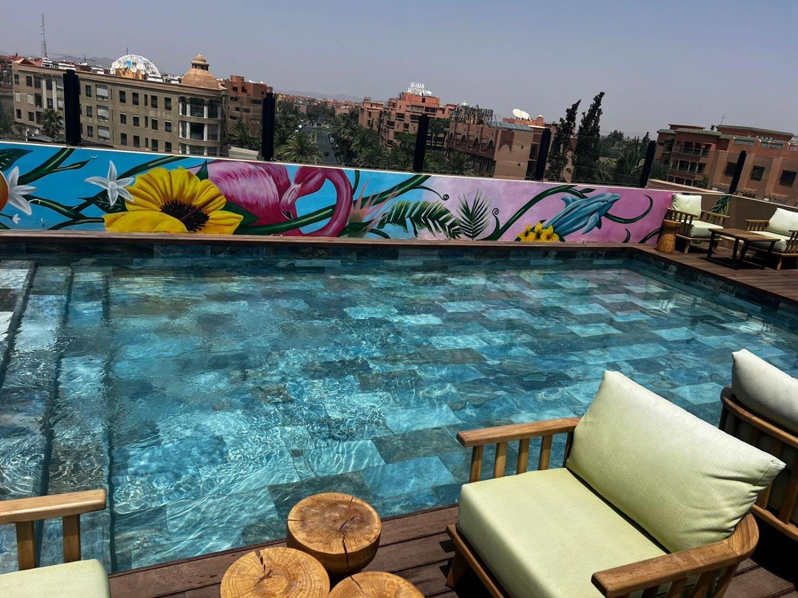 Hotel Le Rocher Marrakech Marrakesh Bagian luar foto
