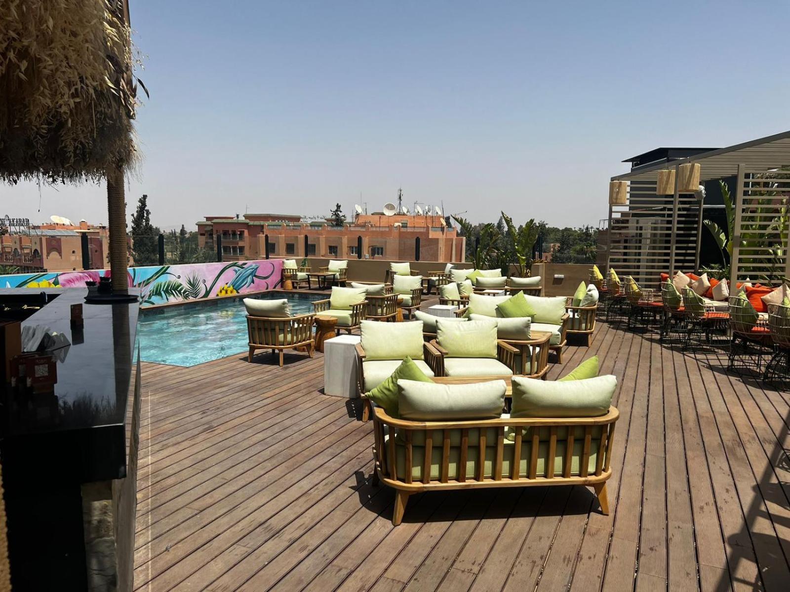 Hotel Le Rocher Marrakech Marrakesh Bagian luar foto