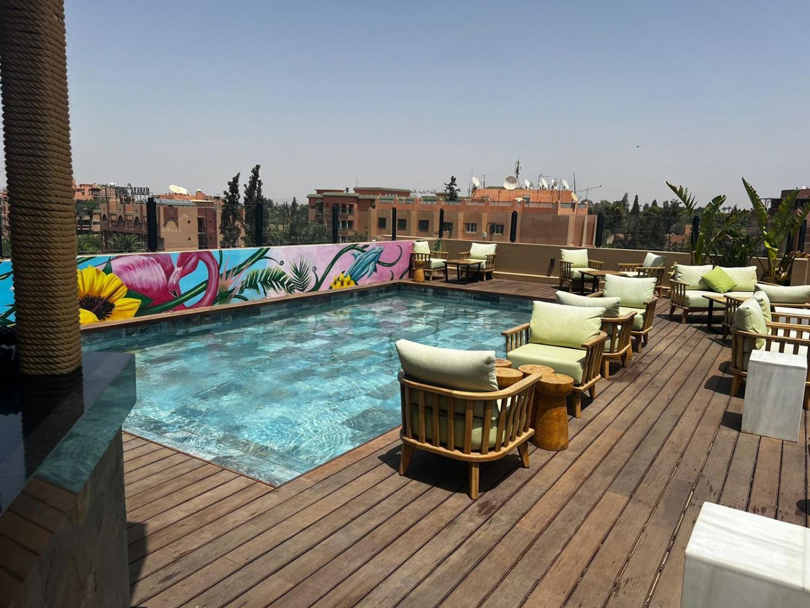 Hotel Le Rocher Marrakech Marrakesh Bagian luar foto